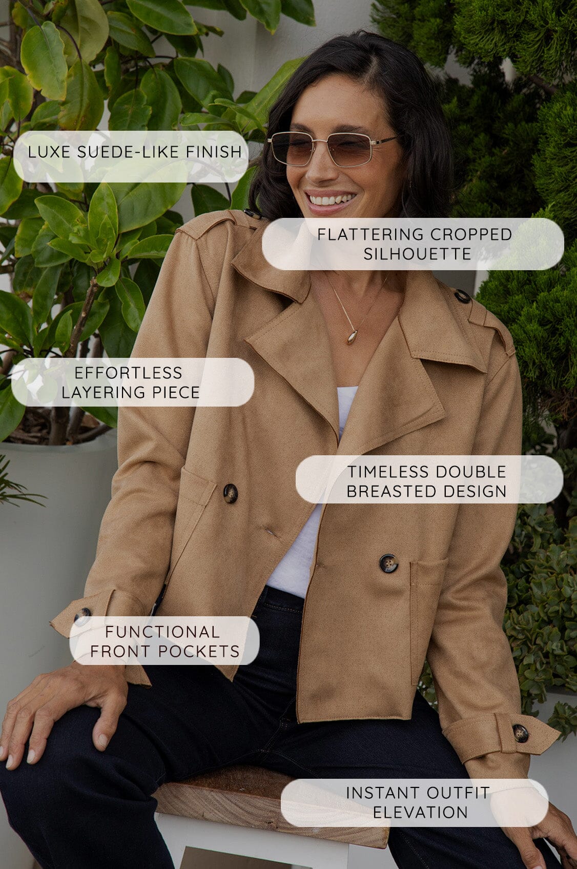 Piper Jacket Ivory With Pocket- Pre Order