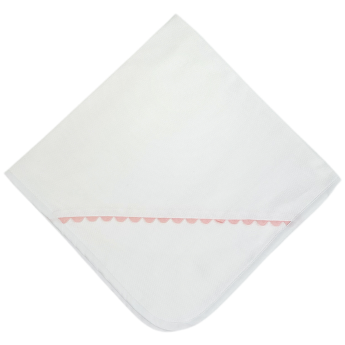 Pique Baby Blanket with Ric Rac