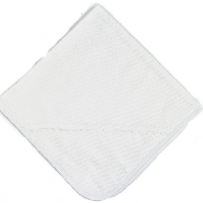 Pique Baby Blanket with Ric Rac