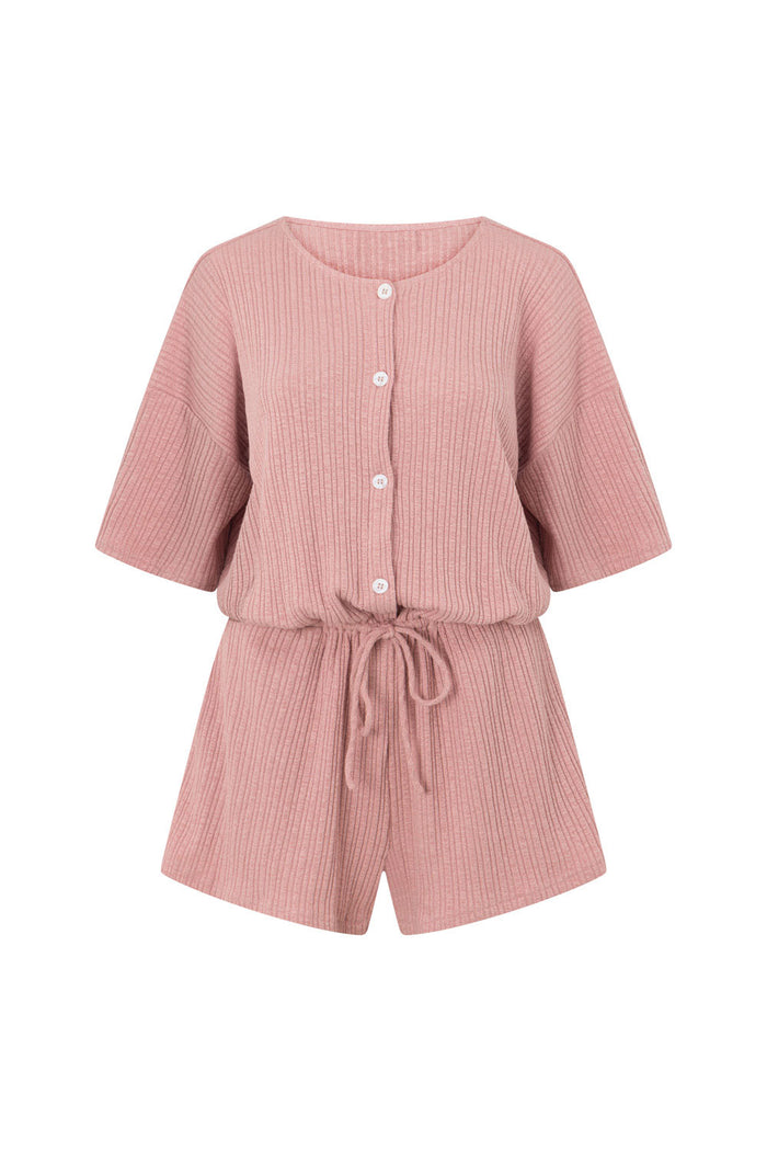 SAMPLE-Juniper Playsuit - Clay