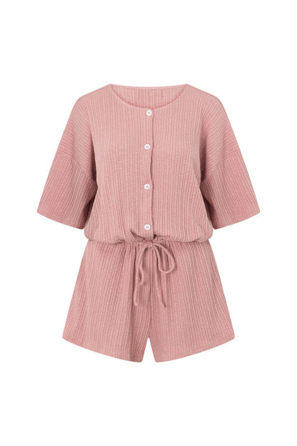 SAMPLE-Juniper Playsuit - Clay