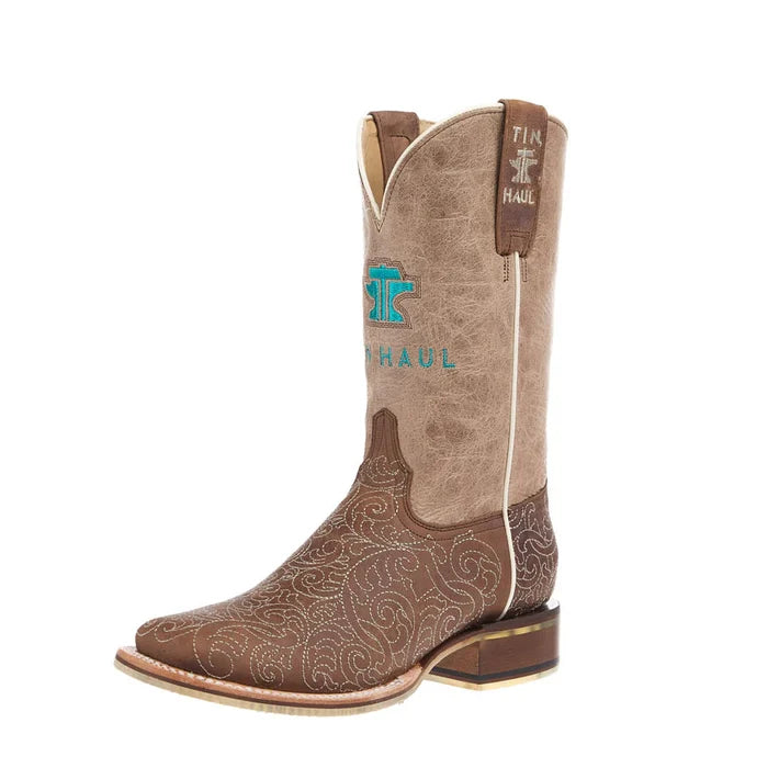 Tin Haul Women's Scrollwork Western Boot