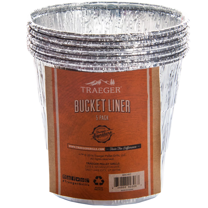 Traeger - Bucket Liners - 5 Pack