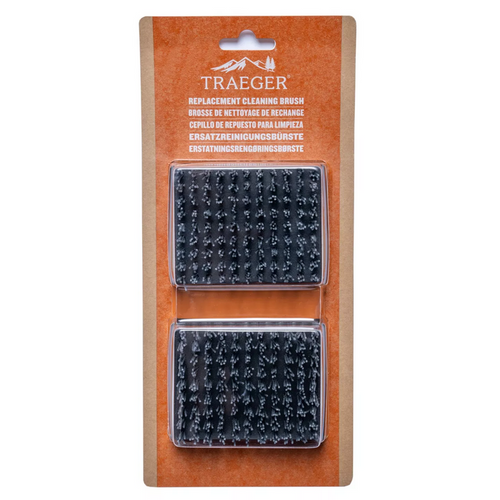 Traeger - Replacement BBQ Cleaning Brush Head (2 Pack)