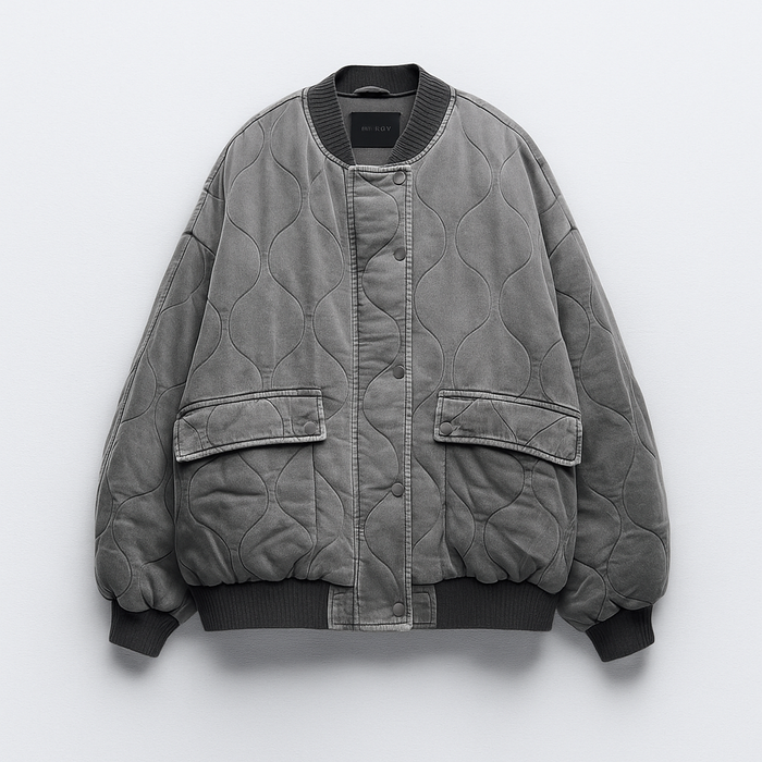 Veronica | Women's Quilted Bomber Jacket
